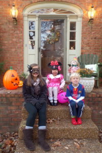 Adoption Photo of Family Halloween